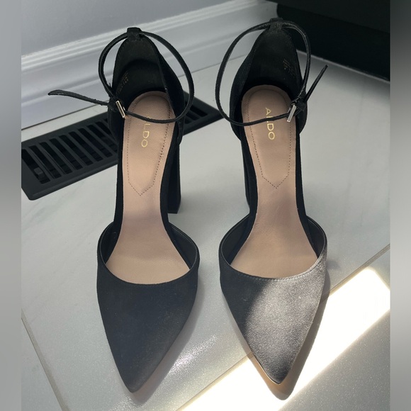 Black Aldo heels - size 8 - Picture 2 of 3